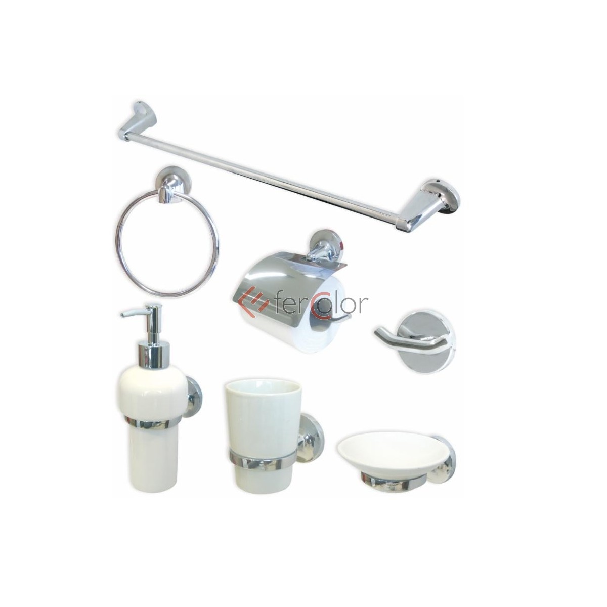 Set accessori bagno rosso: catalogo prezzi accessori bagno design ...