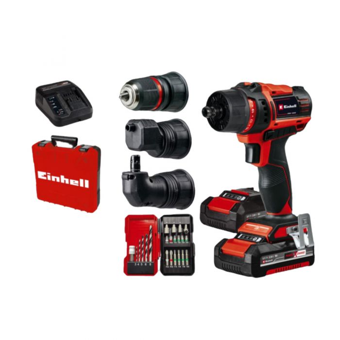 Einhell 4259846 trapano a filo con percussione tc-id 720/1 e-kit linea  classic potenza 720 w mandrino autoserrante serraggio mm 1,5-13 peso kg 2  MALFATTI&TACCHINI GROUP